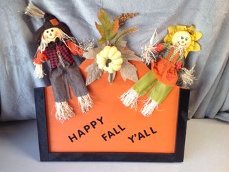 Fall and winter craft decorations