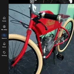 Super Duper Cool Motorized Bikes, Replica Board Track Racers Harley Indian Harken Cycles Electric Or Gas Kits