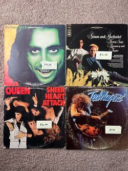 1970s-80s vinyl records