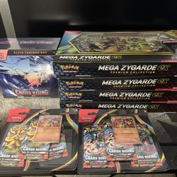 Pokemon TCG Chaos Rising & Mega Zygarde ex Premium Collection