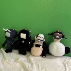 Skibidi Toilet Roblox Plushies Set of 4