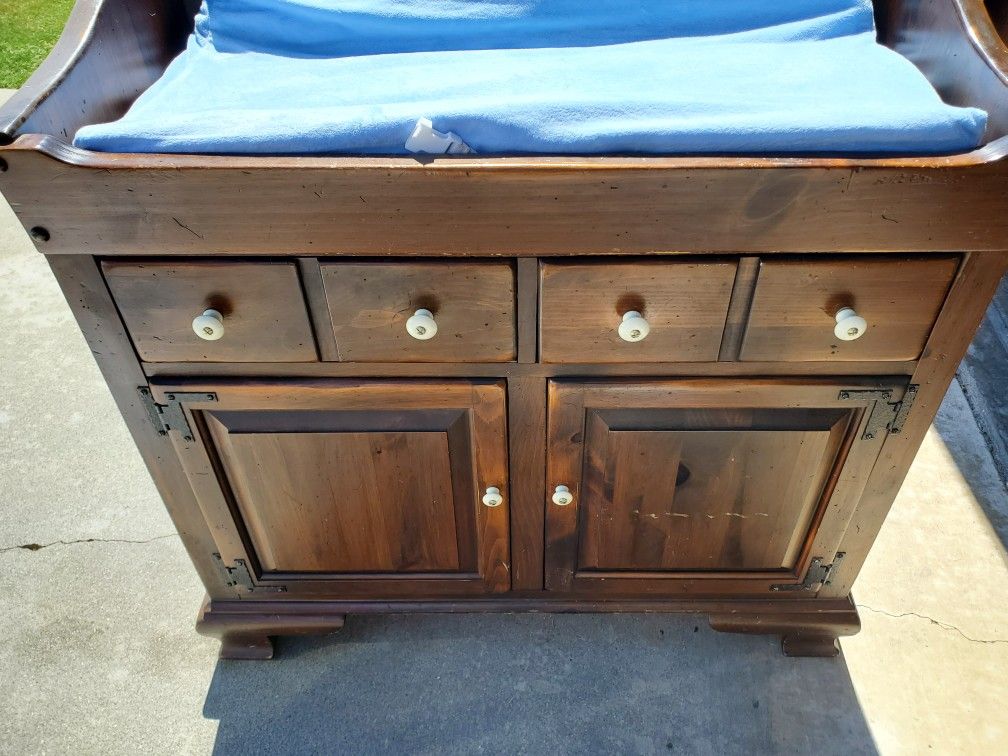 vintage dresser changing table Heritage + Optional Top Choice of wood and stain Vintage Dresser Changing Table -