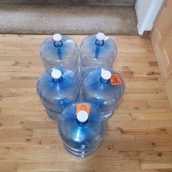 5 Gal. Water Bottles (5)