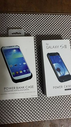 Samsung Galaxy S3 and S4 Powerbank Cases (non-working but new)