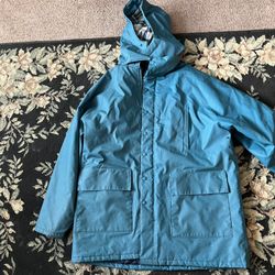 Heavy Duty rain Coat Color, Green Size Large