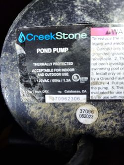 Pond Pump