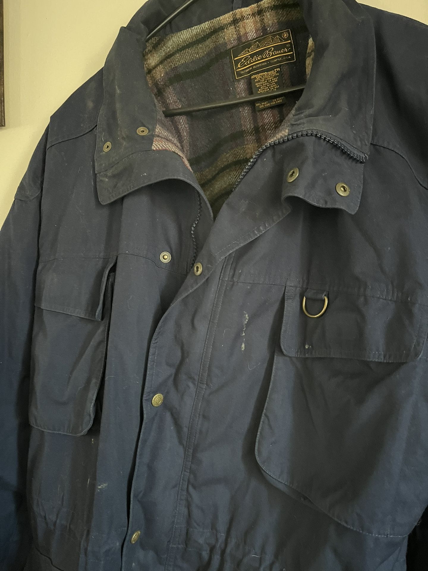 Eddie Bauer Waterproof Flannel Lined 3:4 Jacket