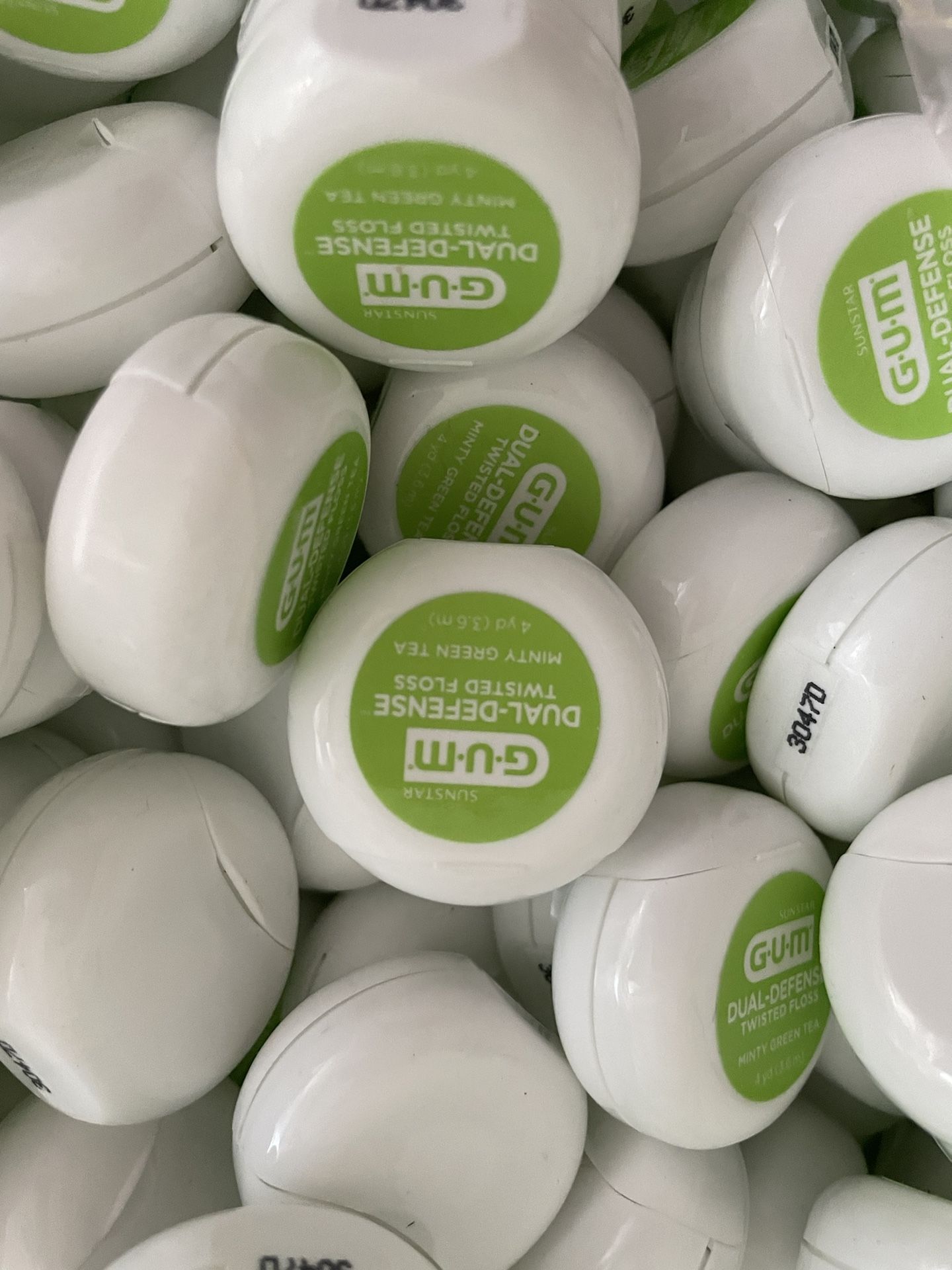 Bulk deal! 34 Packs of GUM Dual-Defense Twisted Waxed Dental Floss!