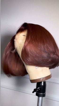 Auburn bob Wig