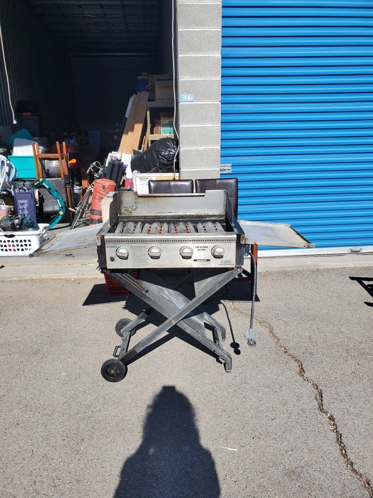 Commercial portable gas grill