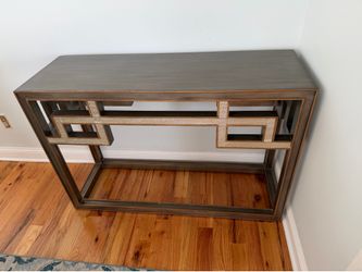 Console Table and Mirror