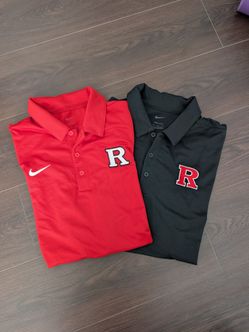 Rutgers Scarlet Knights Men's Polo (Nike - new sponsor) in RED