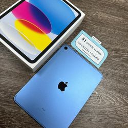 Apple IPad 10th Gen Tablet - 90 Days Warranty - Payment Plan Available ONLY $1 DOWN