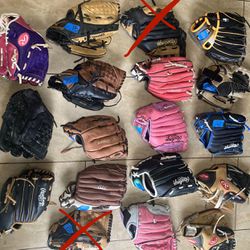Baseball Gloves. Size 10”