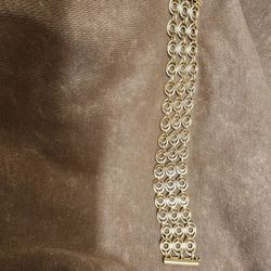 14k Gold Link Bracelet 