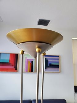 Postmodern Robert Sonneman for George Kovacs Floor Lamp