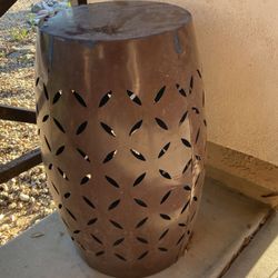Metal Boho Mediterranean End Table Plant Stand