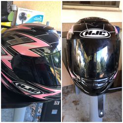 Girl motorcycle helmet
