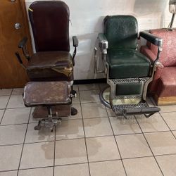 Antique Barber Chairs