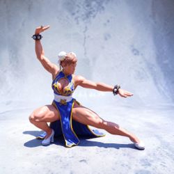 3D Printed Hand-Painted Chun-Li Statue - Street Fighter Collectible Figure