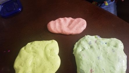 Different colors slime
