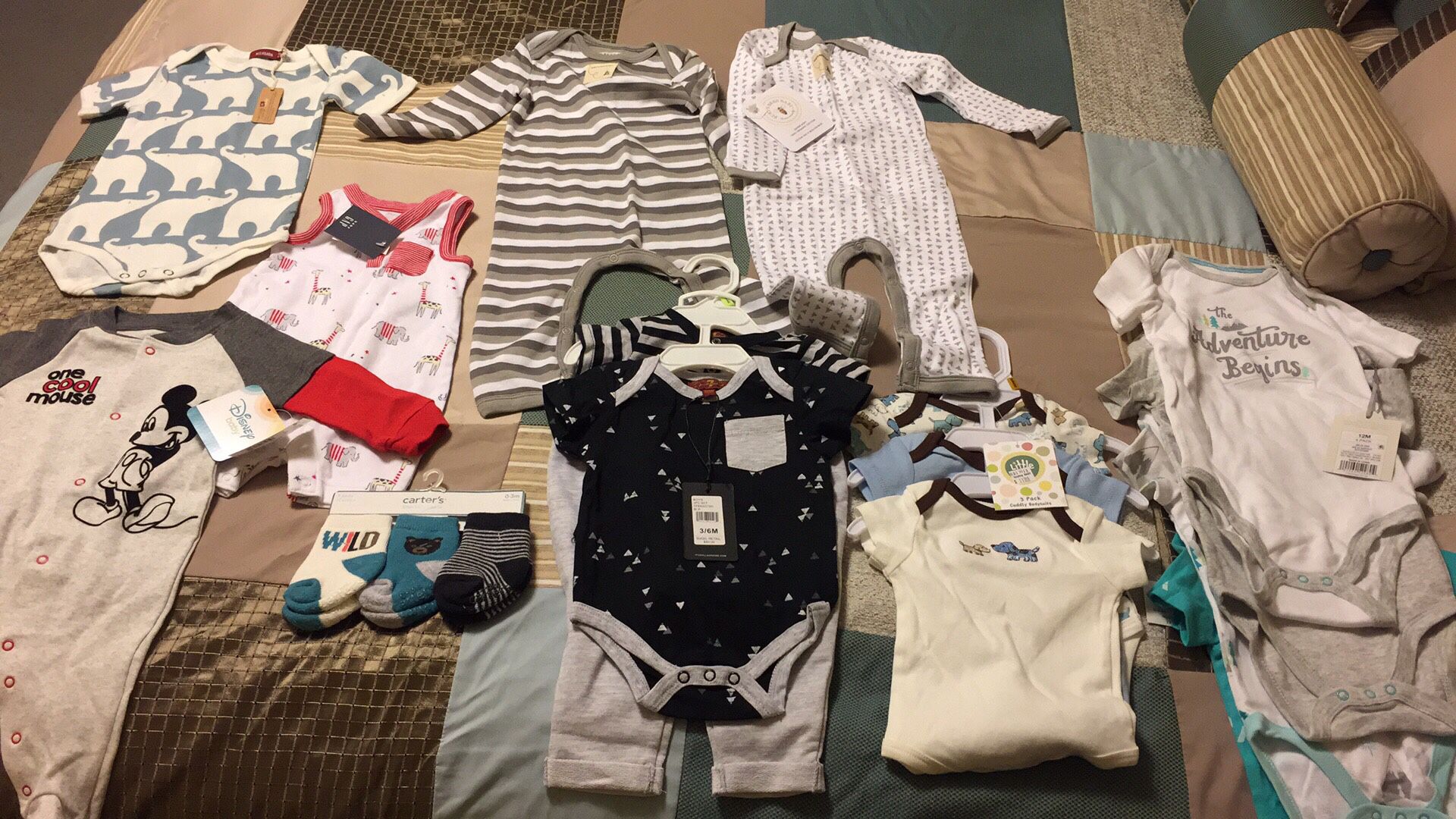 0-12 month baby clothes. Tags on all