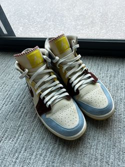 Jordan 1 Mid SE Fearless Maison Chateau Rouge