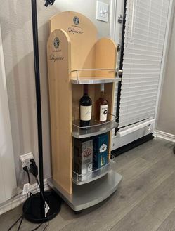 Vintage Starbucks Coffee Liqueur 3-Tier Rolling Retail Display Shelf