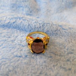 Amber Dinner Ring Size 10