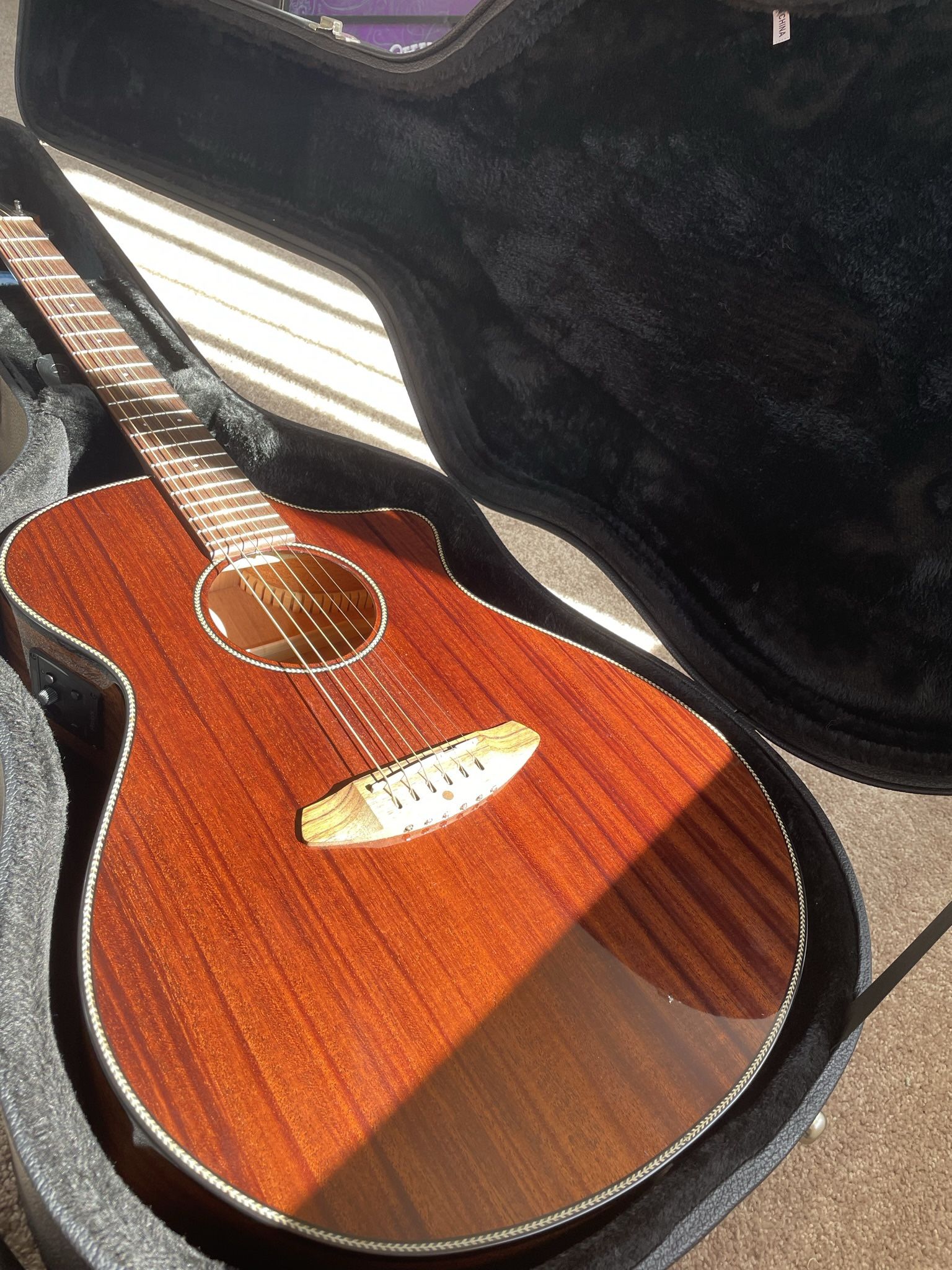 Breedlove African Mahogany Eco Series Acoustic/ Electric Guitar