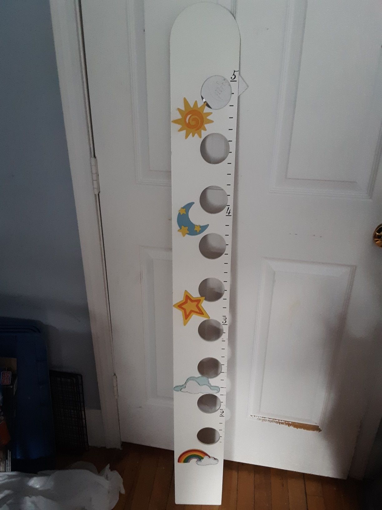 Growth chart photo frame