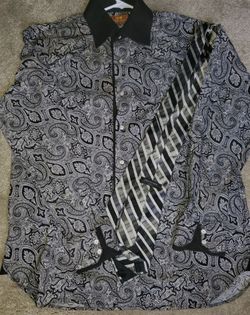 Steven Land Button-Up Shirt and Antonio Vessi Milano Tie Set