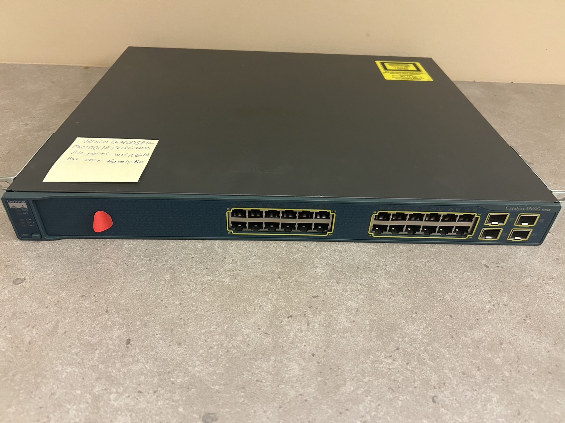 24 Port Cisco 3560