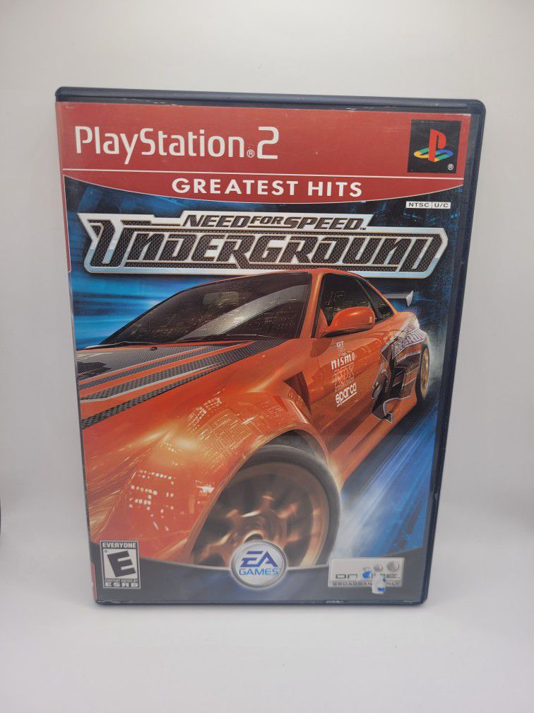 Need for Speed Underground (Greatest Hits) - Complete PlayStation 2 PS2 Game
