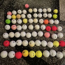71 Used Bridgestone Golf Balls 