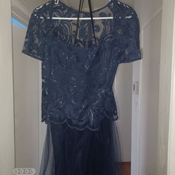 Navy Blue Dress
