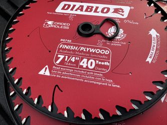 Diablo 7-1/4 in. x 40-Teeth Finish/Plywood Circular Saw Blade