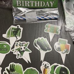 Soccer Birthday Decoration 