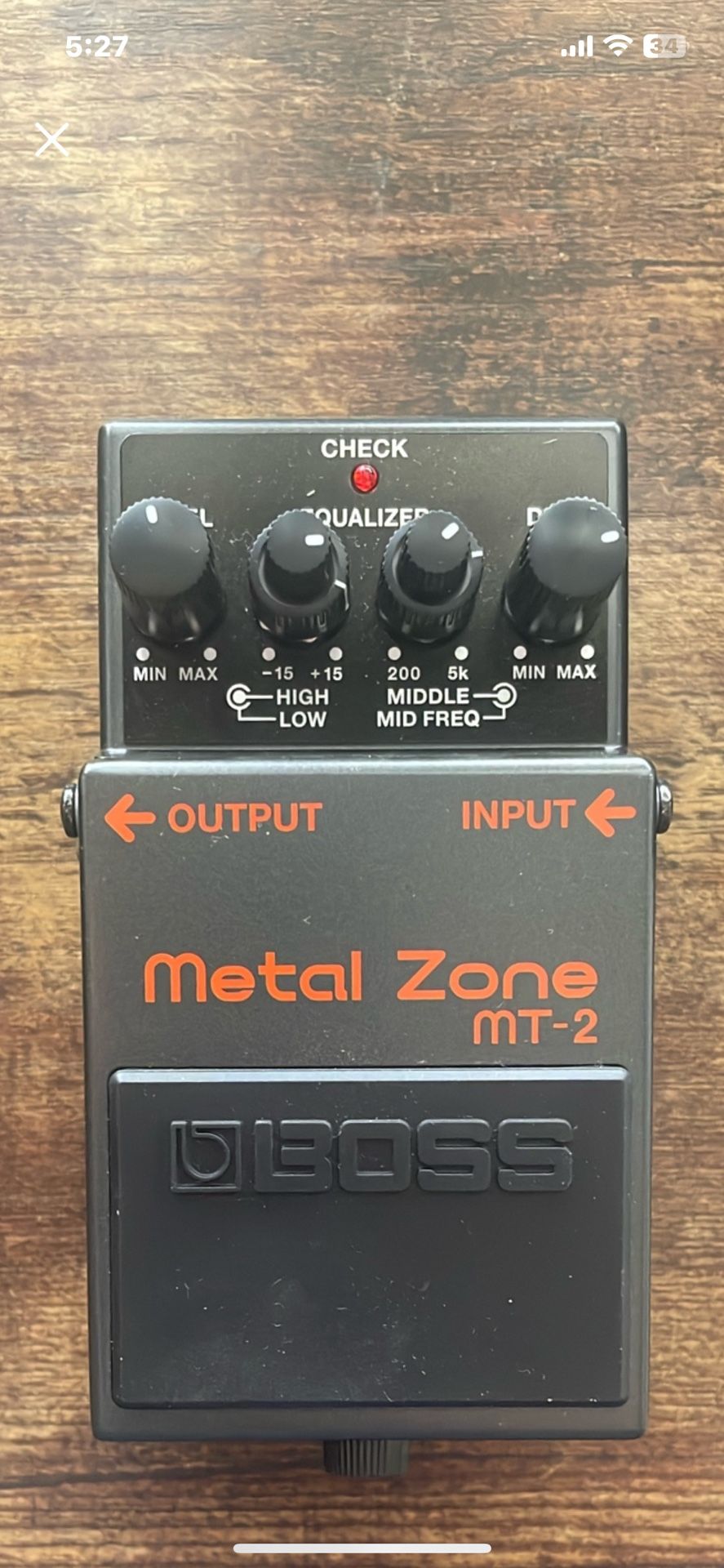 Boss Metal Zone