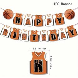 Kids party decor- basketball $10