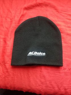 A C Delco Knit Beanie Hat