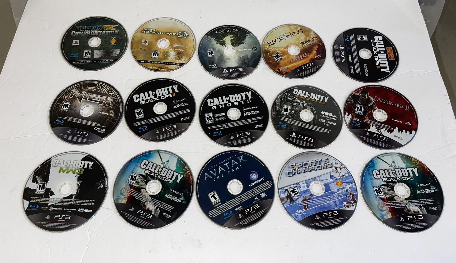Sony PlayStation 3 PS3 Games 15 Games 