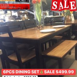 6pcs Dining Set