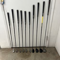 MEN'S LEFT HANDED GRAPHITE GOLF CLUBS - GOOD CONDITION!