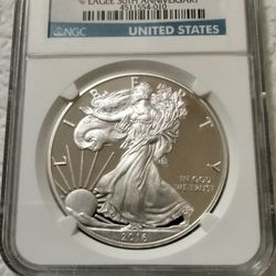 2016-W Silver Eagle, Lettered Edge 30th Anniversary Proof!!!