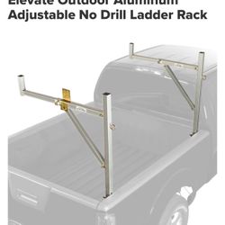 Adjustable No Drill Ladder Rack