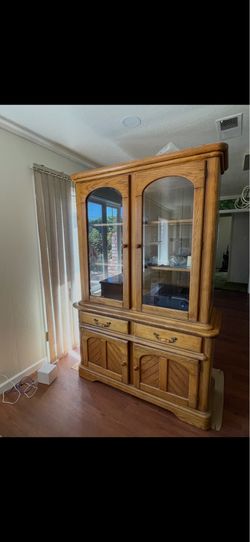 Oak Hutch