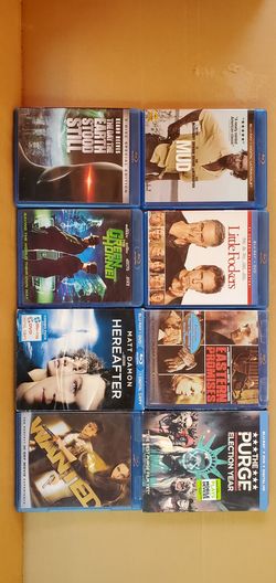 Blue ray movies $4 each 3 for $10