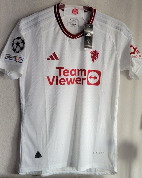 Adidas Mens 23/24 Man United Third Jersey Authentic Size Large Xl No Trade