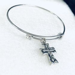 Boutique Bracelet With Cross Charm new